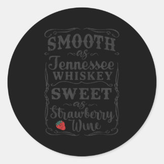 Sanfter als Tennessee Whiskey Spaß Urlaub Runder Aufkleber