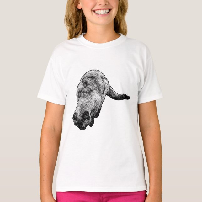 Sanfter Blick, Festliche Pause T-Shirt (Vorderseite)