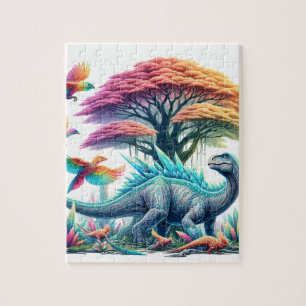 sanfter Brontosaurus Puzzle