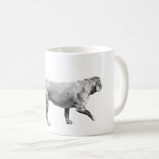sanfter Frostschritt Kaffeetasse (VorderseiteRechts)
