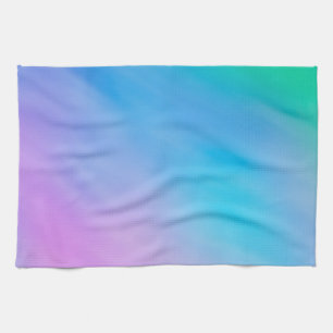 Sanfter Regenbogenfarbener Himmel Handtuch