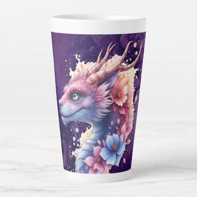Sanfter Wächterdrache.  Milchtasse (Vorderseite)