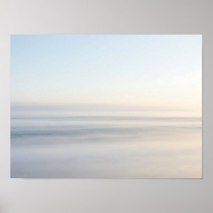 Sanftes Atmosphärisches Horizont-Minimalist-Natur- Poster