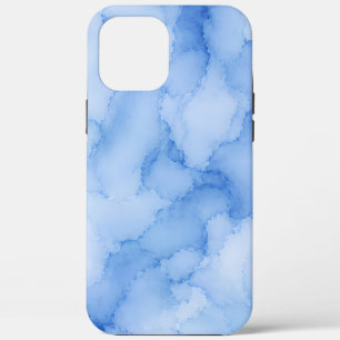 Sanftes blaues Wasserfarben-Abstrakt Case-Mate iPhone Hülle