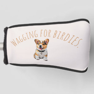 Sanftes Erröten-Neutrales Corgi 'Wedelt nach Vögel Golf Headcover