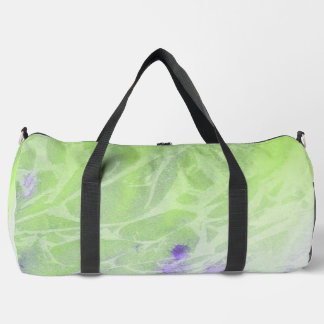 Sanftes Grün und Lavendel-Harmonie Duffle Bag