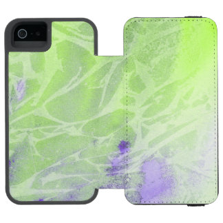 Sanftes Grün und Lavendel-Harmonie Incipio Watson™ iPhone 5 Geldbörsen Hülle