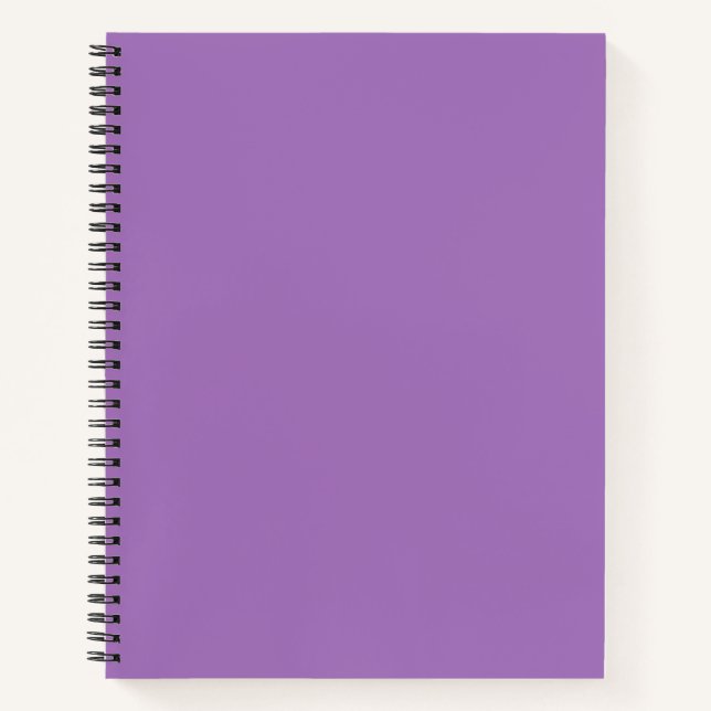 Sanftes Lila Notizbuch (Vorderseite)
