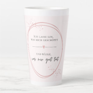 Sanftes Loslass-Affirmation Milchtasse