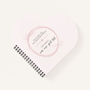 Sanftes Loslass-Affirmation Notizbuch