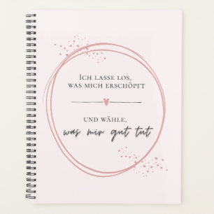 Sanftes Loslass-Affirmation Planer