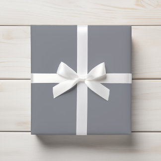 Sanftes, neutrales, graues Elegant Solid Geschenkpapier