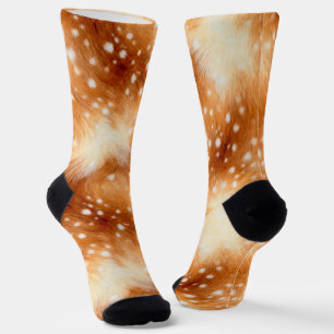 Sanftes Rehpelz-Wald-Idyll Socken