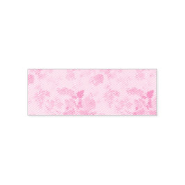 Sanftes Rosa-Aquarell – Elegantes Rosé-Design Permastempel