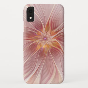 Sanftes rosa florales Traum-Abstraktes Fraktal-Kun Case-Mate iPhone Hülle