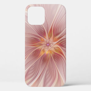 Sanftes rosa florales Traum-Abstraktes Fraktal-Kun Case-Mate iPhone Hülle