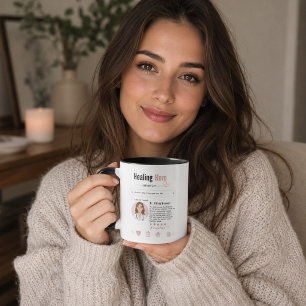 Sanftes Rosa Healing Hero Arzt-Suchprofil Tasse