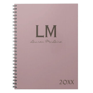 Sanftes Rosa Modern Minimalistisch Professionell Notizblock