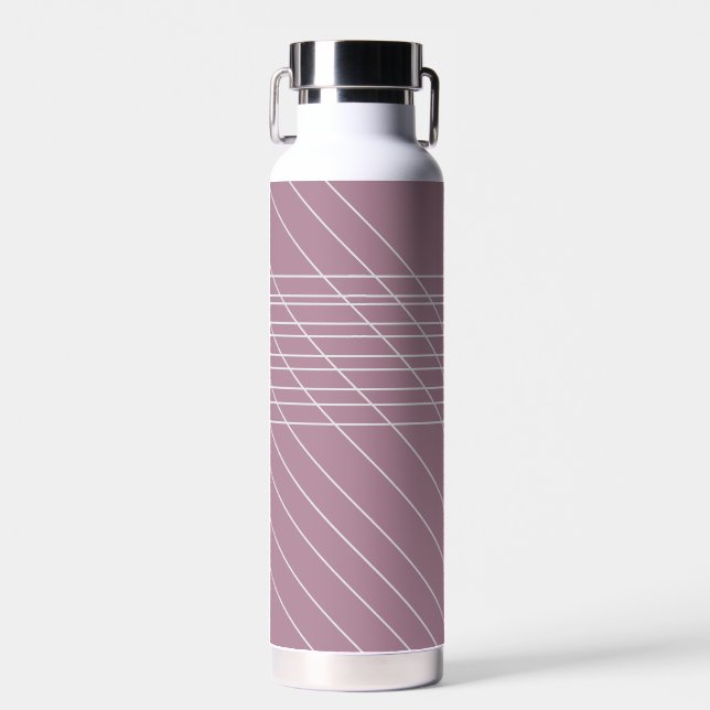 Sanftes Rosa  Trinkflasche (Vorne)