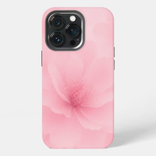 Sanftes rosa Wasserfarben-Blumenmuster iPhone 13 Pro Hülle