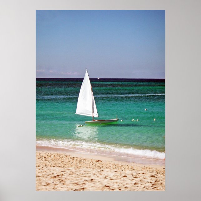 Sanftes Segeln Poster (Vorne)