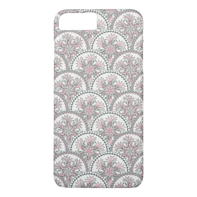 Sanftes Vintage-Muster Case-Mate iPhone Hülle (Rückseite)
