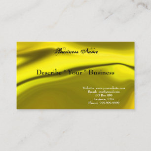 Sanftgelbe Design-Visitenkarte Visitenkarte
