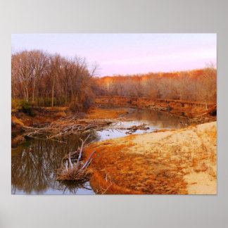 Sangamon River Near Lincolns New Salem, Illinois Poster