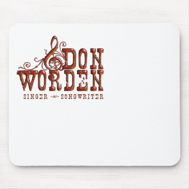 Sänger Dons Worden ~ Texter und Mousepad (Vorne)
