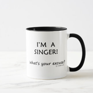 Sänger-Entschuldigung Tasse