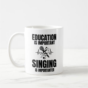 Sänger-Geschenk für singende Schüler und Musiklehr Kaffeetasse
