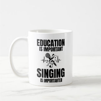Sänger-Geschenk für singende Schüler und Musiklehr Kaffeetasse