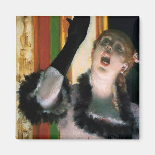 Sänger mit Handschuh, Edgar Degas Magnet