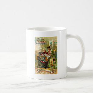 Sänger-Nähmaschine "die erste Lektion" Vintag Tasse