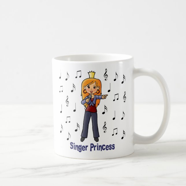 Sänger-Prinzessin Kaffeetasse (Rechts)