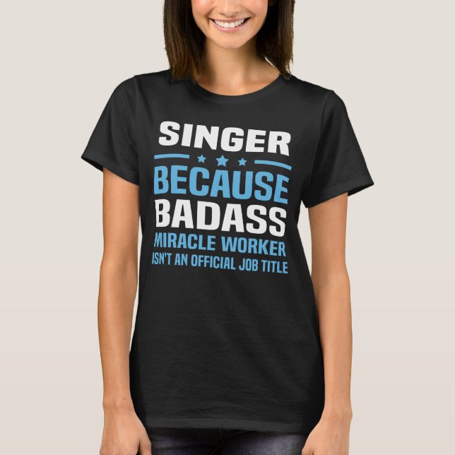 Sänger T-Shirt (Vorderseite)