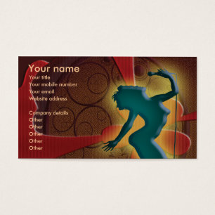 Sängerin darstellender Diskothek