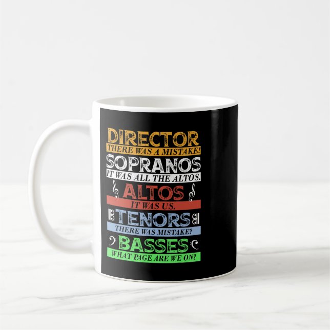 Sängerin des Musikchors Kaffeetasse (Links)