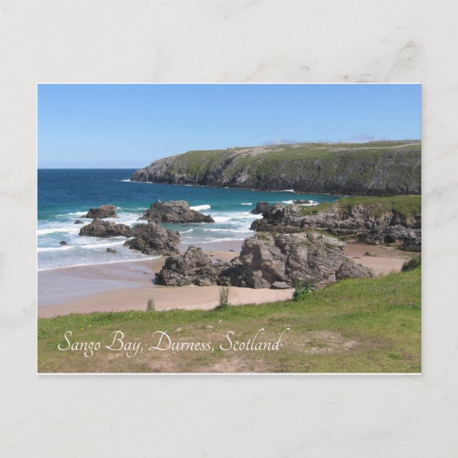 Sango Bay, Durness, Schottland Postkarte (Vorderseite)