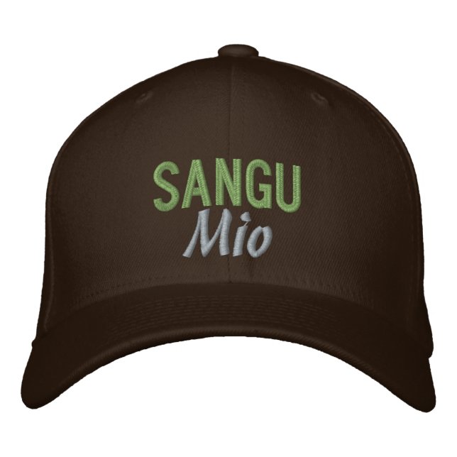 Sango Mio. Gift für italienische Anleihen Bestickte Baseballkappe (Vorderseite)