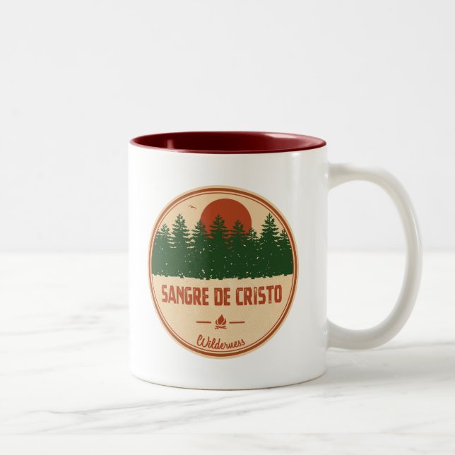 Sangre De Cristo Wilderness Zweifarbige Tasse (Rechts)