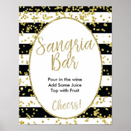 Sangria Bar Sign Poster