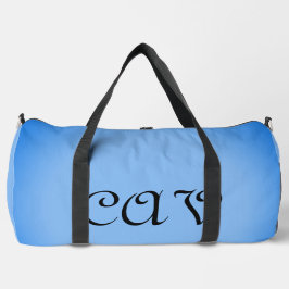 Sangria Cornflower Blue Duffle Bag