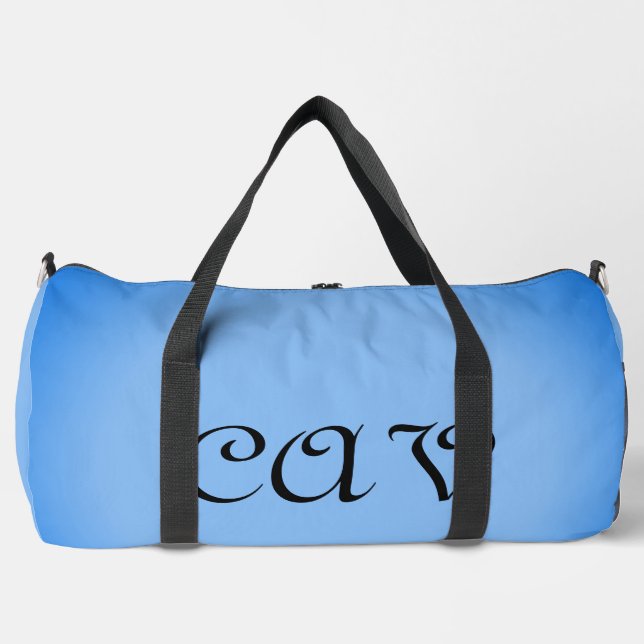 Sangria Cornflower Blue Duffle Bag (Vorderseite)