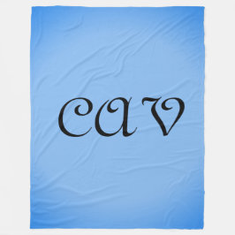 Sangria Cornflower Blue Fleecedecke