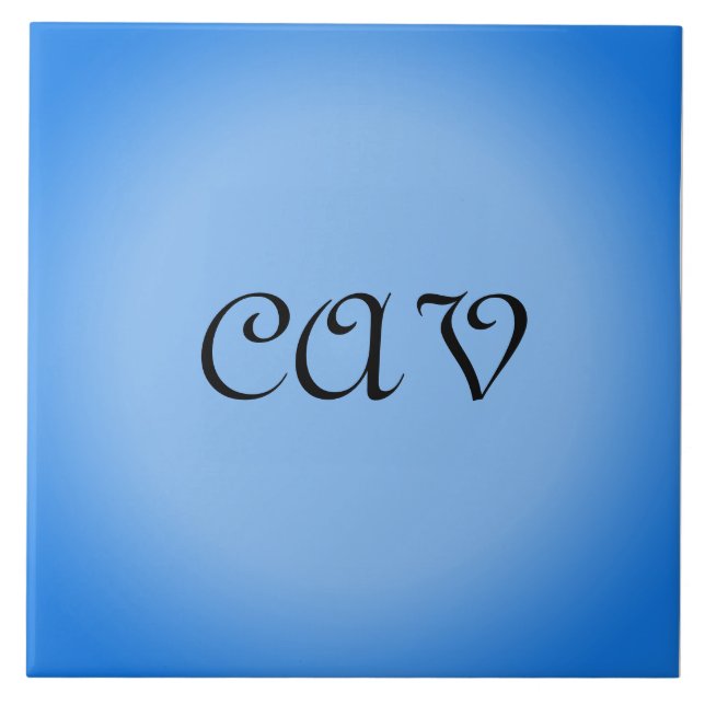 Sangria Cornflower Blue Fliese (Vorderseite)