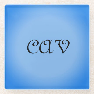 Sangria Cornflower Blue Glasuntersetzer