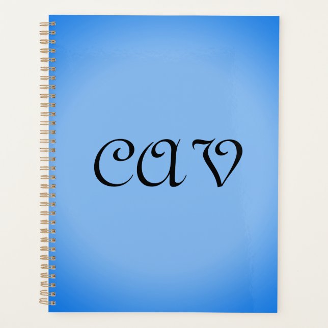 Sangria Cornflower Blue  Planer (Vorderseite)