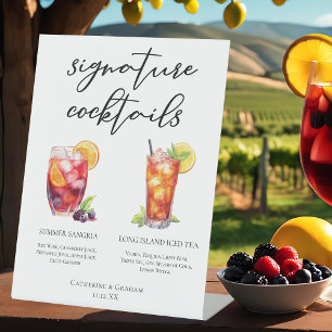 Sangria Long Island Teezeremonie auf dem Teatro So Sockelschild
