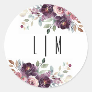 Sangria Runder Aufkleber